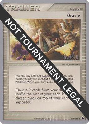 Oracle - 2004 (Reed Weichler) card from World Championship Decks