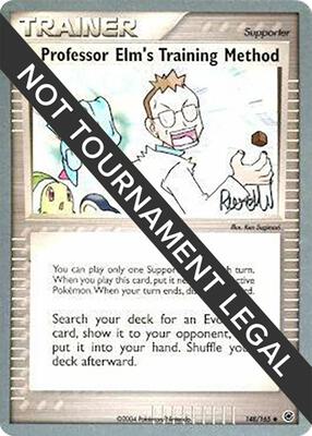 Professor Elm's Training Method - 2004 (Reed Weichler) card from World Championship Decks