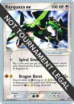 Rayquaza ex - 2004 (Chris Fulop) card from World Championship Decks