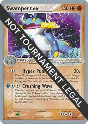 Swampert ex - 2004 (Reed Weichler) card from World Championship Decks