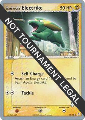 Team Aqua's Electrike - 2004 (Chris Fulop) card from World Championship Decks