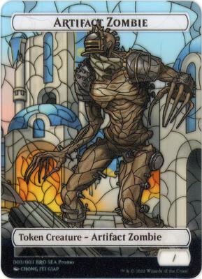 Artifact Zombie Token [SEA Exclusive] card from The Brothers' War