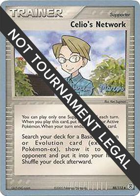 Celio's Network - 2005 (Jeremy Maron) card from World Championship Decks