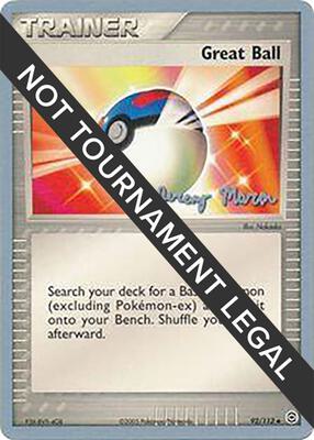 Great Ball - 2005 (Jeremy Maron) card from World Championship Decks