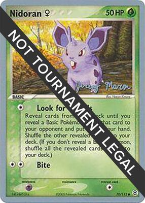 Nidoran F - 2005 (Jeremy Maron) card from World Championship Decks