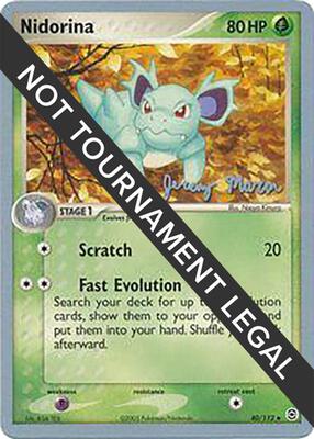 Nidorina - 2005 (Jeremy Maron) card from World Championship Decks