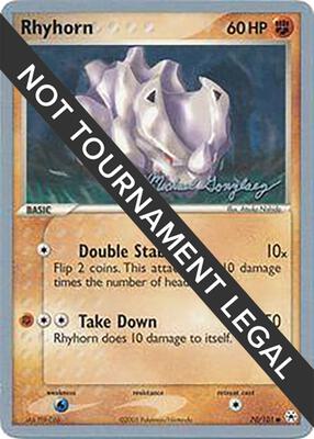 Rhyhorn - 2005 (Michael Gonzalez) card from World Championship Decks
