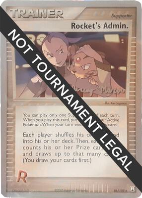 Rocket's Admin. - 2005 (Jeremy Moran) card from World Championship Decks
