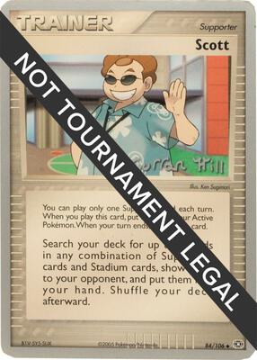 Scott - 2005 (Curran Hill) card from World Championship Decks