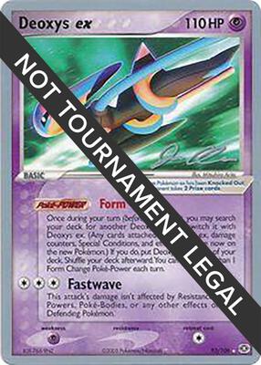 Deoxys ex - 2006 (Jason Klaczynski) card from World Championship Decks