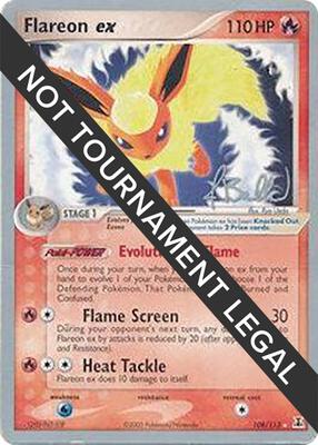 Flareon ex - 2006 (Jimmy Ballard) card from World Championship Decks