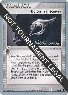 Holon Transceiver - 2006 (Miska Saari) card from World Championship Decks