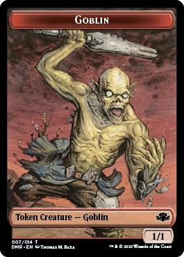 Goblin // Construct Double-Sided Token card from Dominaria Remastered