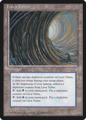 Lava Tubes card from Ice Age