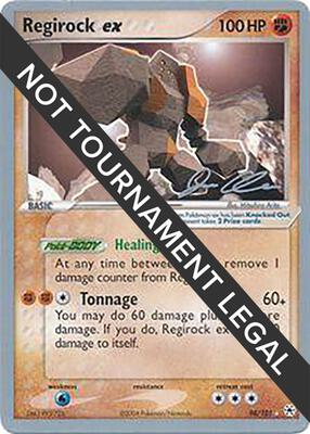 Regirock ex - 2006 (Jason Klaczynski) card from World Championship Decks