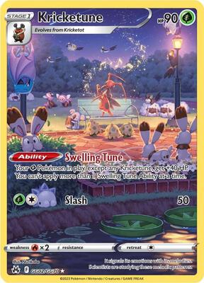 Kricketune card from SWSH: Crown Zenith: Galarian Gallery