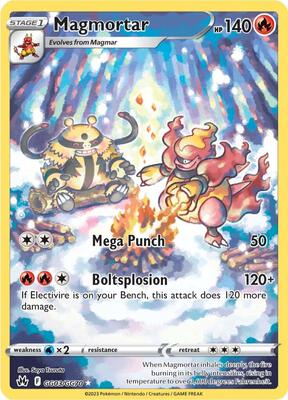 Magmortar card from SWSH: Crown Zenith: Galarian Gallery