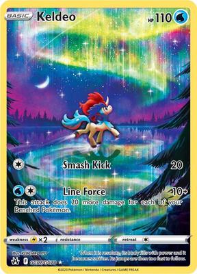 Keldeo card from SWSH: Crown Zenith: Galarian Gallery
