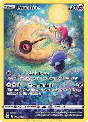 Lunatone card from SWSH: Crown Zenith: Galarian Gallery