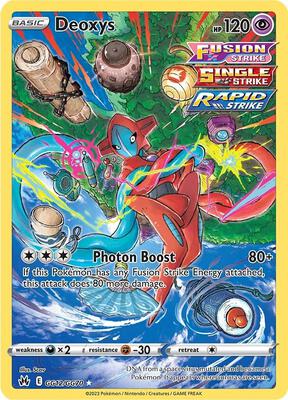 Deoxys card from SWSH: Crown Zenith: Galarian Gallery