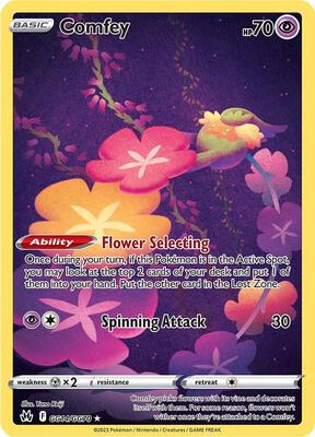 Comfey card from SWSH: Crown Zenith: Galarian Gallery
