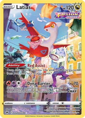 Latias card from SWSH: Crown Zenith: Galarian Gallery