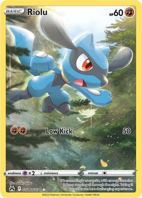 Riolu card from SWSH: Crown Zenith: Galarian Gallery