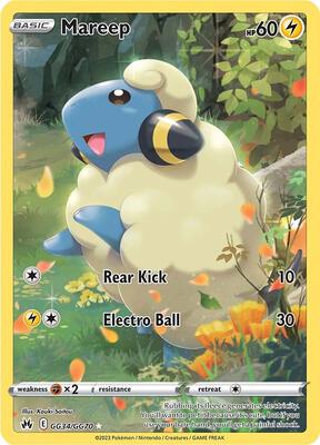 Mareep card from SWSH: Crown Zenith: Galarian Gallery
