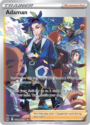 Adaman card from SWSH: Crown Zenith: Galarian Gallery