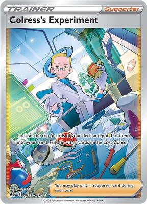 Colress's Experiment card from SWSH: Crown Zenith: Galarian Gallery