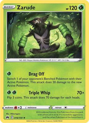 Zarude card from SWSH: Crown Zenith