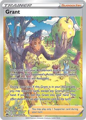 Grant card from SWSH: Crown Zenith: Galarian Gallery