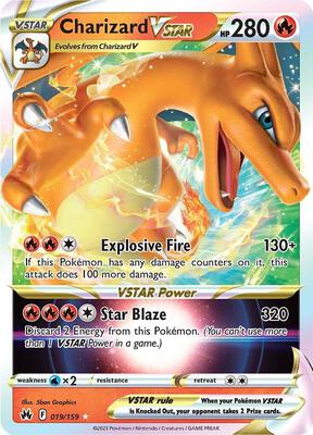 Charizard VSTAR card from SWSH: Crown Zenith