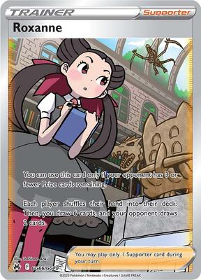Roxanne card from SWSH: Crown Zenith: Galarian Gallery