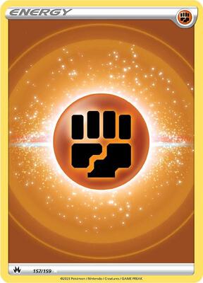 Fighting Energy (Texture Full Art) card from SWSH: Crown Zenith