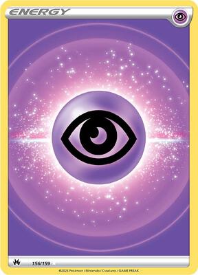 Psychic Energy (Texture Full Art) card from SWSH: Crown Zenith