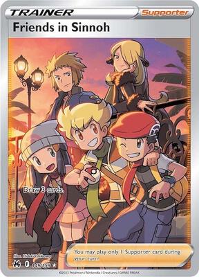 Friends in Sinnoh (Full Art) card from SWSH: Crown Zenith