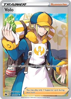 Volo (Full Art) card from SWSH: Crown Zenith