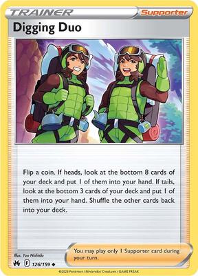 Digging Duo card from SWSH: Crown Zenith