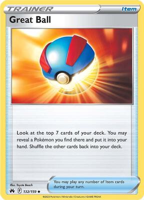 Great Ball card from SWSH: Crown Zenith