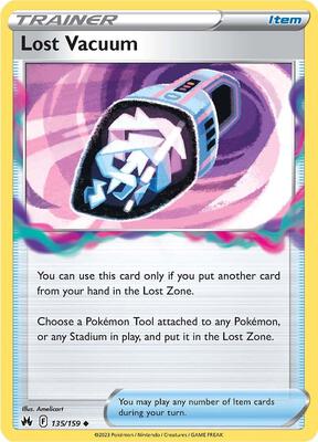 Lost Vacuum card from SWSH: Crown Zenith