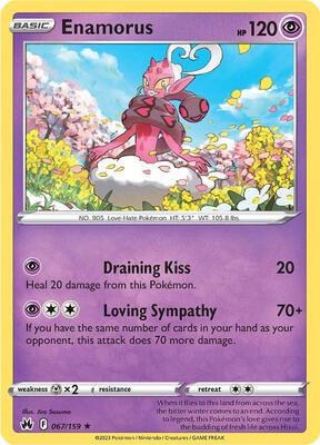 Enamorus card from SWSH: Crown Zenith