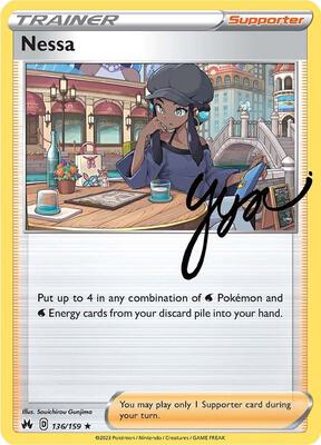 Nessa card from SWSH: Crown Zenith