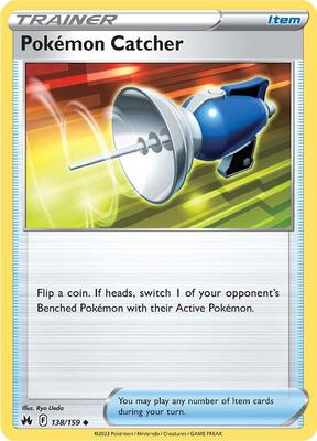 Pokemon Catcher card from SWSH: Crown Zenith