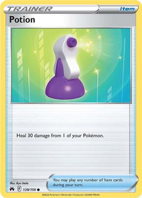 Potion card from SWSH: Crown Zenith