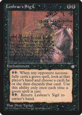 Leshrac's Sigil card from Ice Age