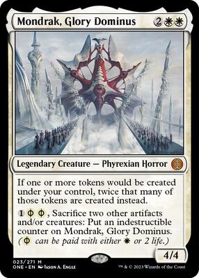 Mondrak, Glory Dominus card from Phyrexia: All Will Be One