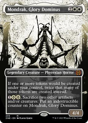 Mondrak, Glory Dominus (Showcase) card from Phyrexia: All Will Be One