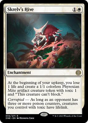 Skrelv's Hive card from Phyrexia: All Will Be One