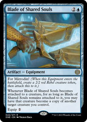Blade of Shared Souls card from Phyrexia: All Will Be One